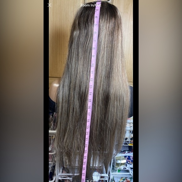 ❤️NEW ❤️26" 100% Human hair  clips hair extension wig❤️ - Picture 3 of 7